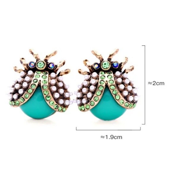 Cute Intricate Bug Studs - Picture 2 of 5